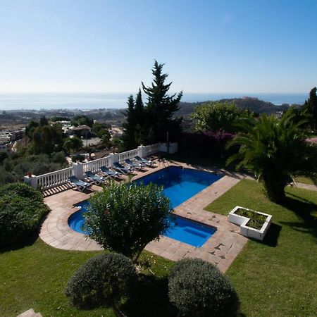 Gran villa con vistas al mar y piscina privada Málaga Exterior foto